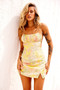 Shasta Mini Dress - Yellow | Sage and Paige AUS.