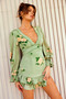 True Artist Mini Dress - Olive | Sage and Paige AUS.
