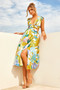 Soli Midi Dress - Yellow | Sage and Paige AUS.