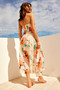Palm Lover Midi Dress - Orange | Sage and Paige AUS.