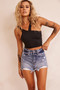 Over Time Denim Shorts - Washed Blue | Sage and Paige AUS.