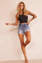 Over Time Denim Shorts - Washed Blue | Sage and Paige AUS.
