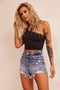 Over Time Denim Shorts - Washed Blue | Sage and Paige AUS.