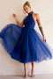Her Statement Midi Dress - Navy | Sage and Paige AUS.