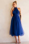 Her Statement Midi Dress - Navy | Sage and Paige AUS.