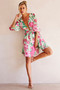 Rose Garden Mini Dress - Pink Multi | Sage and Paige AUS.