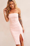 There Goes My Heart Midi Dress - Blush | Sage and Paige AUS.