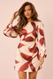Byzance Mini Dress - Wine