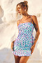 Sparks Fly Mini Dress - Aqua | Sage and Paige AUS.