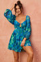 Wanderlust Mini Dress - Blue | Sage and Paige AUS.