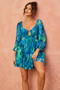 Wanderlust Mini Dress - Blue | Sage and Paige AUS.