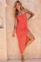 Last Dance Midi Dress - Red | Sage and Paige AUS.