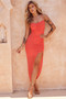 Last Dance Midi Dress - Red | Sage and Paige AUS.
