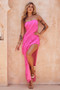 Gold Rush Maxi Dress - Hot Pink | Sage and Paige AUS.