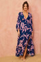 Botanical Blooms Maxi Dress - Navy | Sage and Paige AUS.