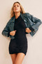 Fast Lane Jacket - Forest Green | Sage and Paige AUS.