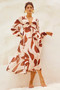 All Time Fave Midi Dress - Wine | Sage and Paige AUS.