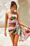 In The Tropics Mini Dress - Orange Multi | Sage and Paige AUS.