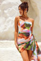 In The Tropics Mini Dress - Orange Multi | Sage and Paige AUS.