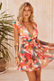 Carlotta Mini Dress - Pink Multi | Sage and Paige AUS.