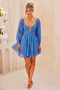 Like Honey Mini Dress - Blue | Sage and Paige AUS.