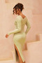 All About It Midi Dress - Olive | Sage and Paige AUS.