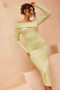All About It Midi Dress - Olive | Sage and Paige AUS.