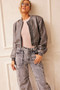 Boy Meets Girl Biker Jacket - Slate | Sage and Paige AUS.