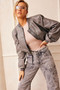 Boy Meets Girl Biker Jacket - Slate | Sage and Paige AUS.