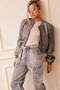 Boy Meets Girl Biker Jacket - Slate | Sage and Paige AUS.