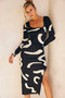 Wish I Had You Midi Dress - Black | Sage and Paige AUS.