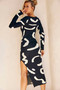 Wish I Had You Midi Dress - Black | Sage and Paige AUS.