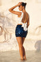 Main Character Mini Skirt - Navy | Sage and Paige AUS.