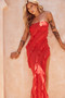 Gold Rush Maxi Dress - Red | Sage and Paige AUS.