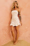 Botanica Bias Mini Dress - White | Sage and Paige AUS.