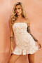 Botanica Bias Mini Dress - White | Sage and Paige AUS.
