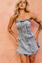 All Seasons Denim Mini Dress - Denim Blue | Sage and Paige AUS.