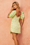 Woodstock Mini Dress - Green | Sage and Paige AUS.
