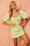 Woodstock Mini Dress - Green | Sage and Paige AUS.