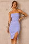 There Goes My Heart Midi Dress - Blue