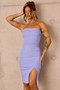 There Goes My Heart Midi Dress - Blue
