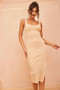 Love Vibes Midi Dress - Beige | Sage and Paige AUS.