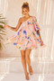 In Our Dreams Mini Dress - Nude Multi | Sage and Paige AUS.