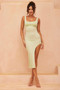 Thea Midi Dress - Green | Sage and Paige AUS.