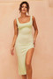 Thea Midi Dress - Green | Sage and Paige AUS.