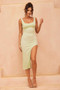 Thea Midi Dress - Green | Sage and Paige AUS.