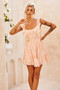 Tropic Days Mini Dress - Apricot | Sage and Paige AUS.