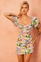 Alora Mini Dress - Green Multi | Sage and Paige AUS.