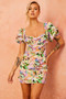 Alora Mini Dress - Green Multi | Sage and Paige AUS.