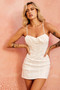 Harry Girl Mini Dress - White | Sage and Paige AUS.